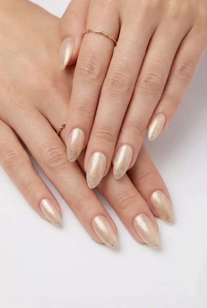 champagne nails