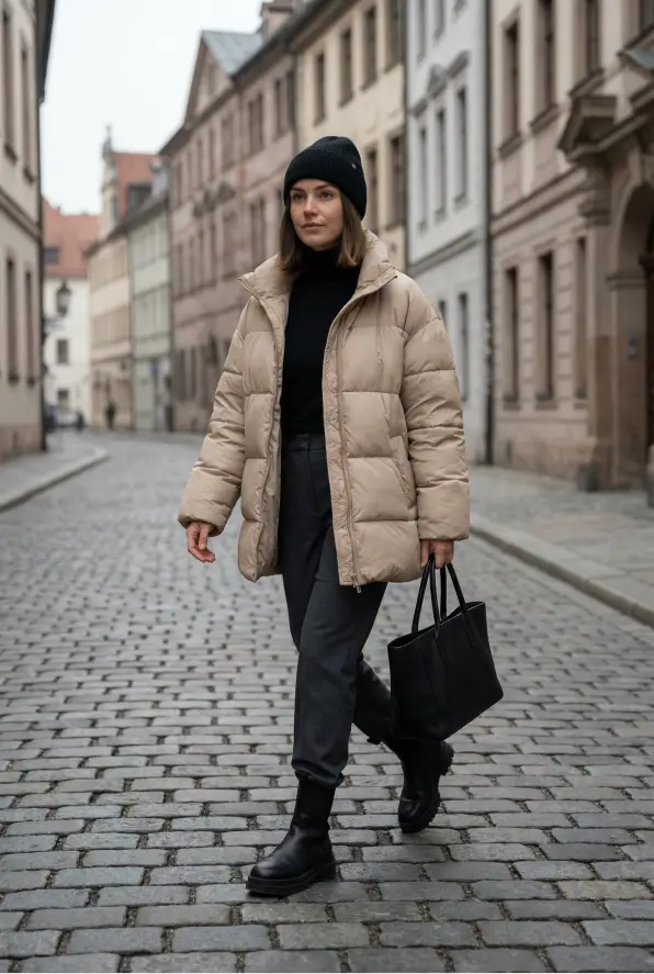 winter layering outfit