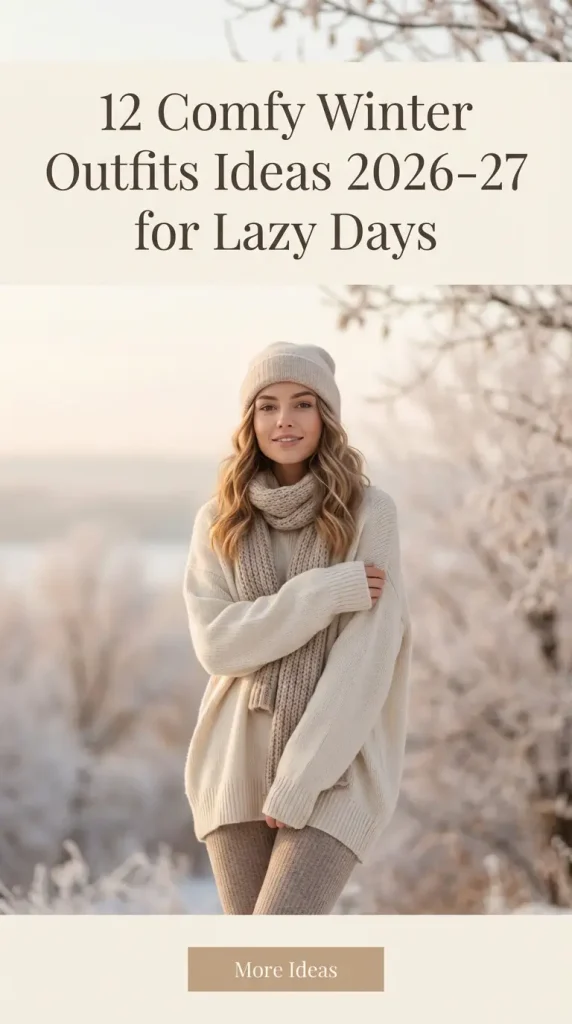 Comfy Winter Outfits Lazy Days