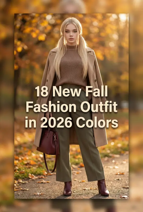 18 New Fall Fashion Outfit Ideas in 2026 Colors