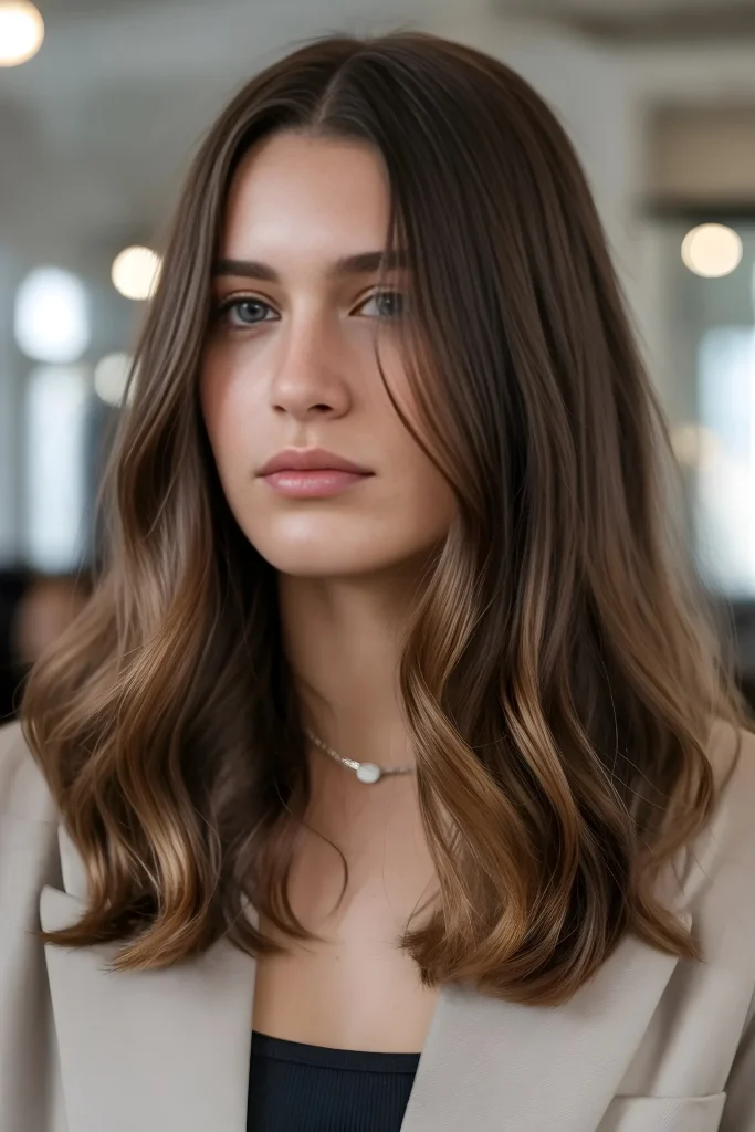 mocha brown balayage