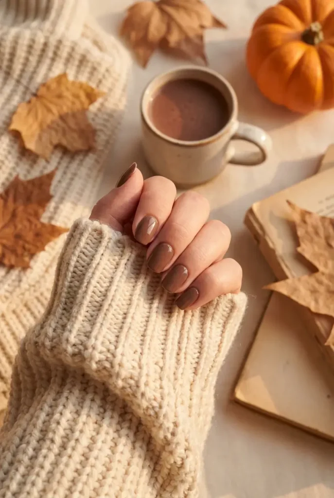 brown nail colors