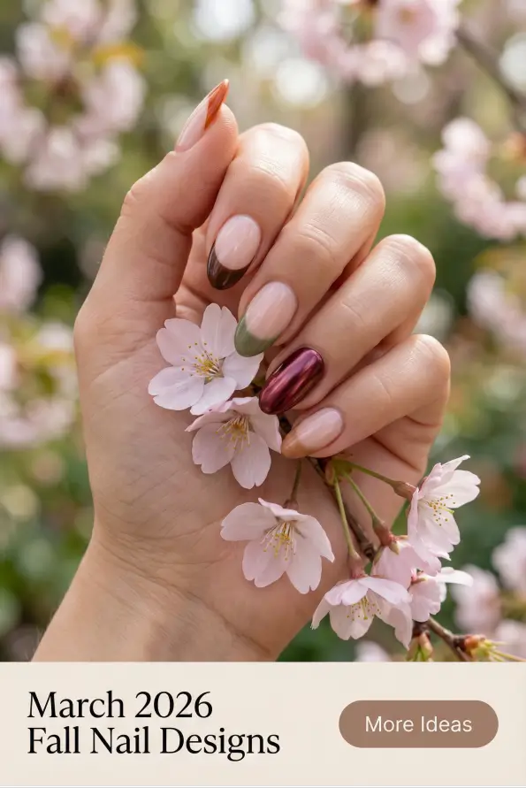 fall nail colors for short nails