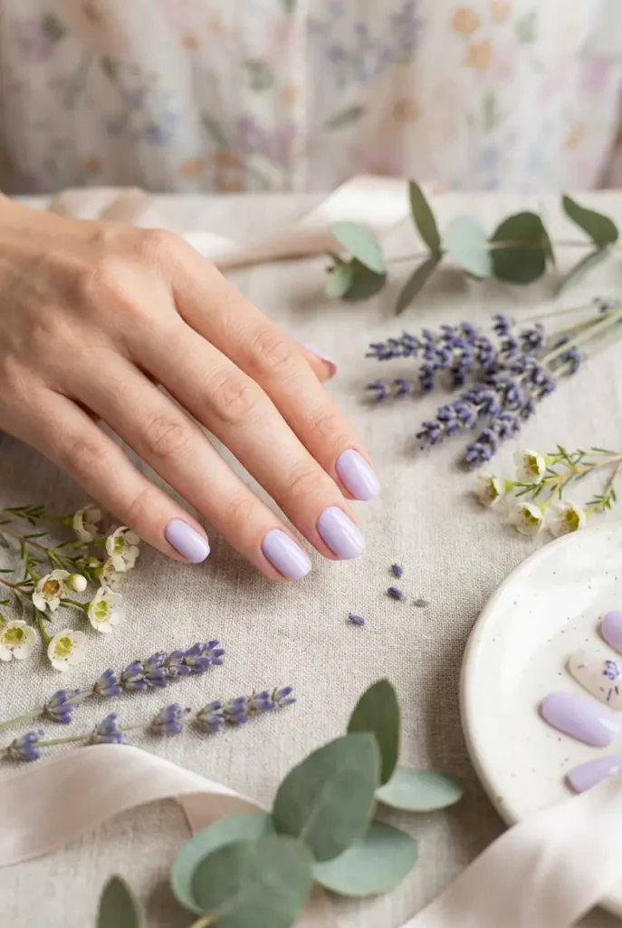 lavender nails