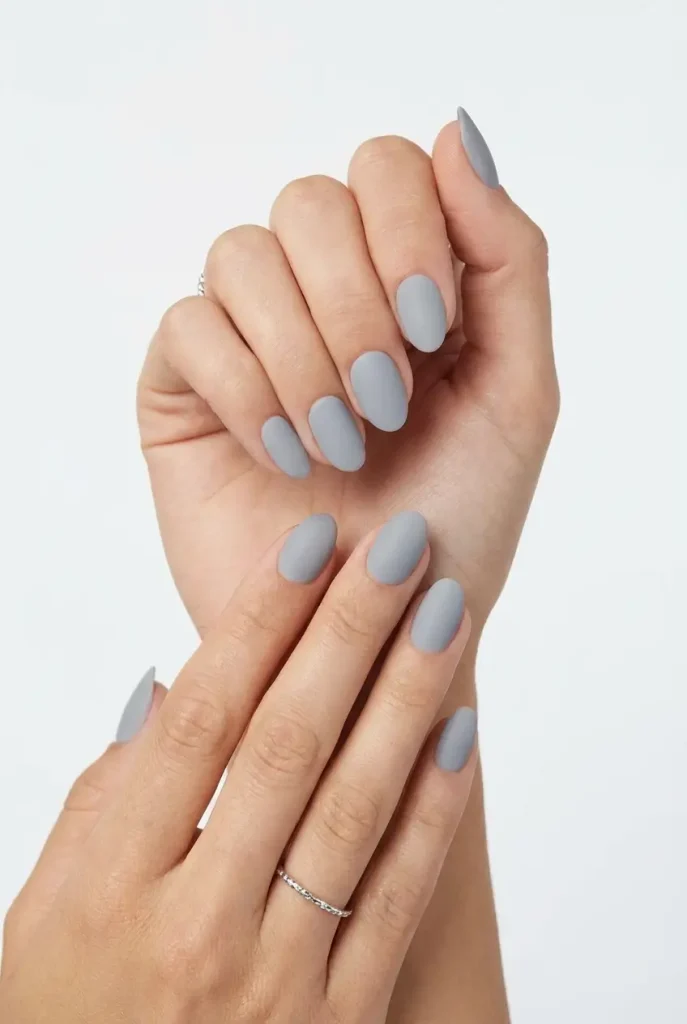grey nail ideas