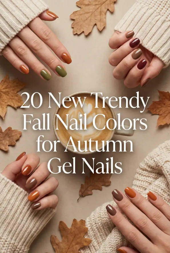 20 New Trendy Fall Nail Colors for Autumn Gel Nails