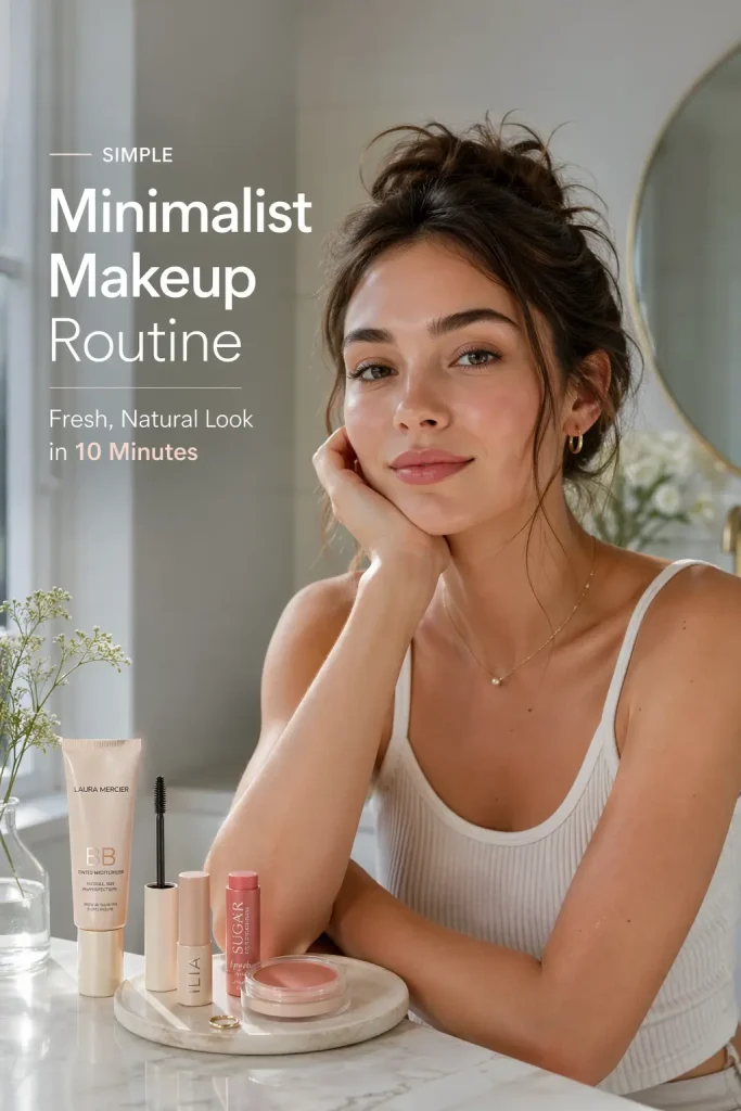 minimalist makeup routine