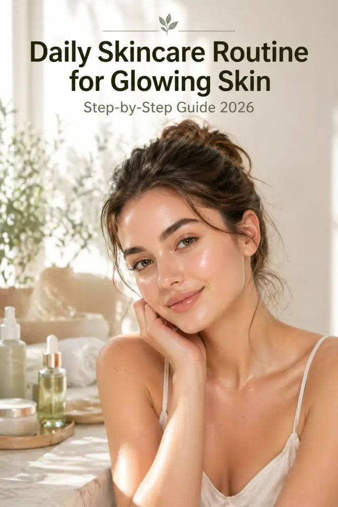 Daily Skincare Routine for Glowing Skin Step by Step Guide 2026