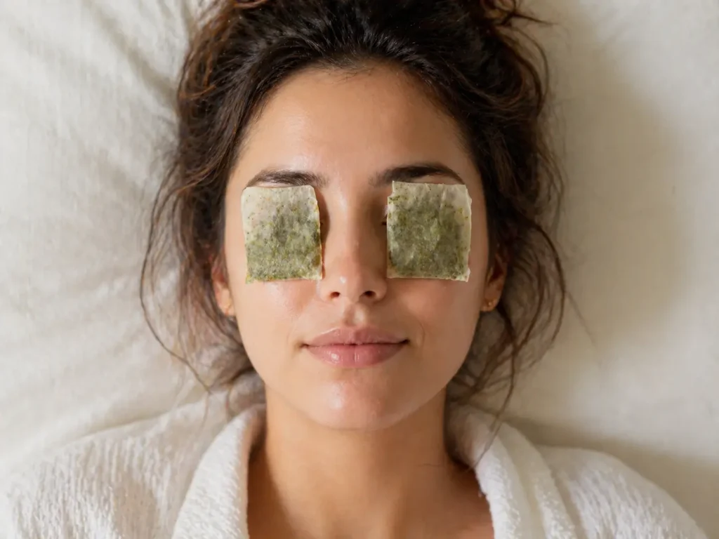 green tea bags for puffy eyes