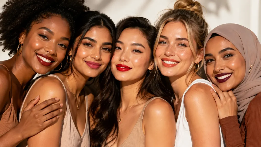 influencer luxury lipstick review social media unboxing